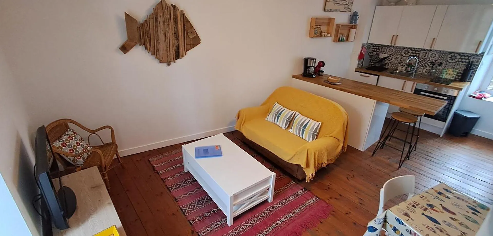 Le Gite De L'Amer - T2 - Duplex - Centre Bourg Baden Apartment