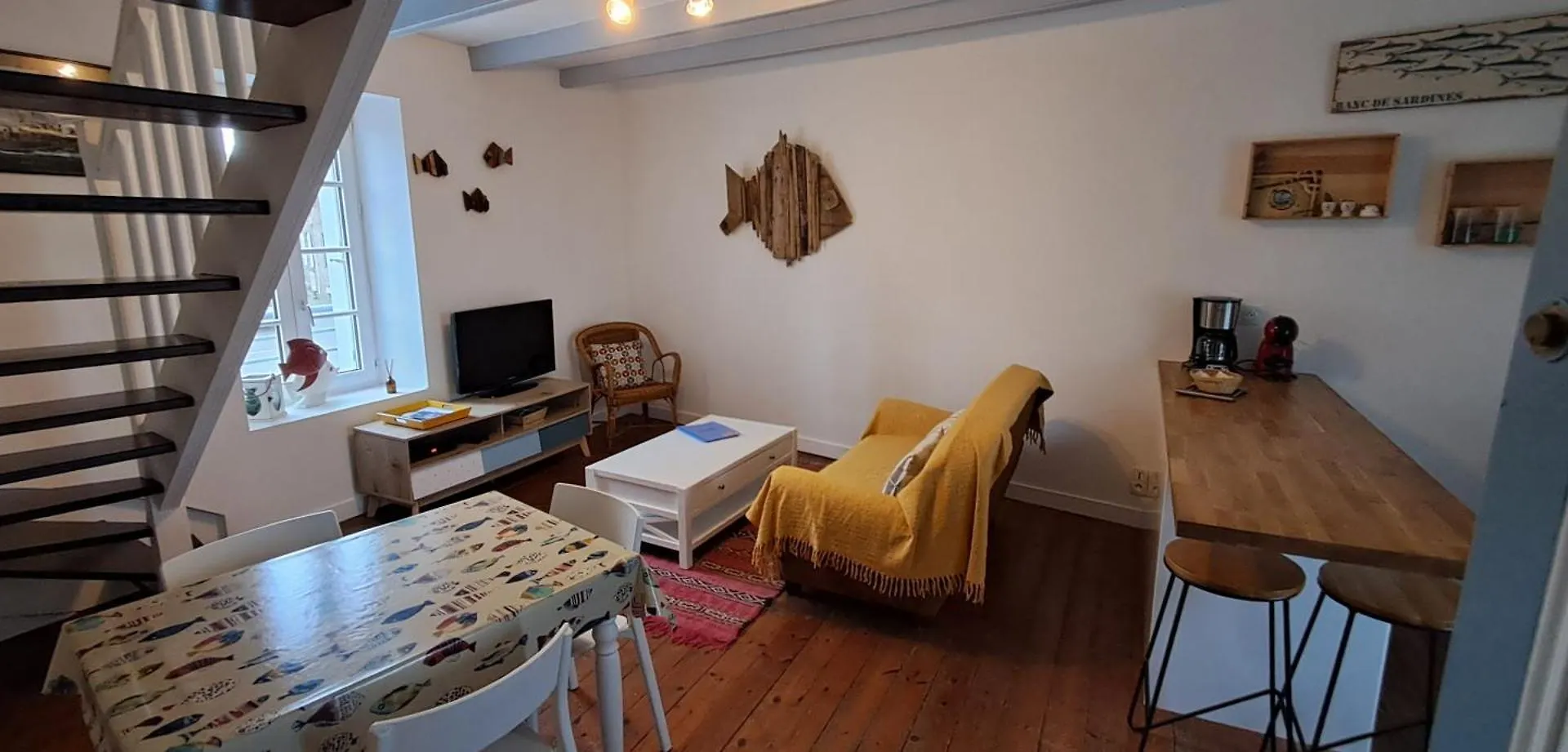 Apartment Le Gite De L'Amer - T2 - Duplex - Centre Bourg Baden